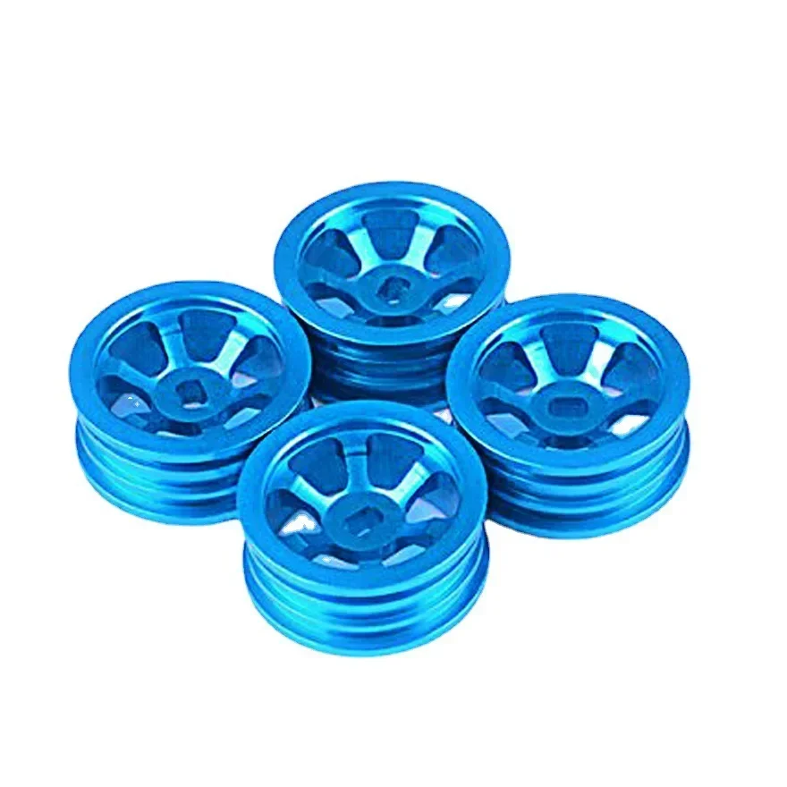 ล้อแม็กซ์โลหะ 4 ชิ้น สำหรับรถดริฟท์ Wltoys 284131 K969 K979 K989 K999 P929 P939 Kyosho Mini-Z 1:28 อะไหล่แต่งรถบังคับวิทยุ