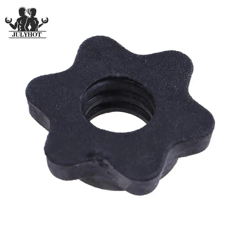 1pc Dumbbell Hex Nut Dumbbell Rod Nut Spinlock Collars For Barbells Bars Sports Fitness Training Equipment Accessaries