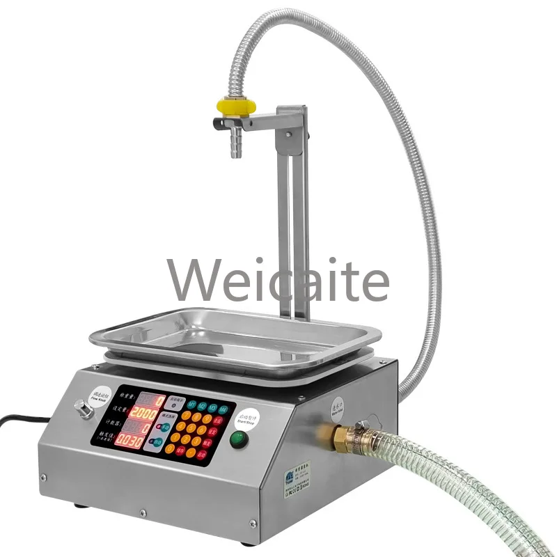 Small Automatic Honey Edible Oil Sesame Paste Viscous Liquid Filling Machine Weighing Cosmetics Quantitative Filling Machine