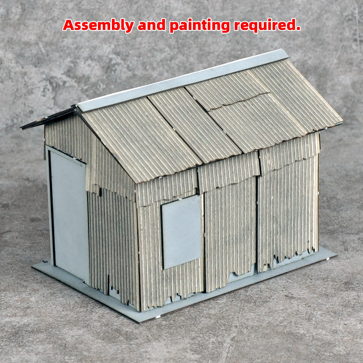 Architekturmodell-Bausatz Miniatur-Gebäude Ländliches Haus Blockhaus Holzhäuser Diorama Maßstabsmodell-Bausatz 1/35/48/64/72/87 – Detail 5
