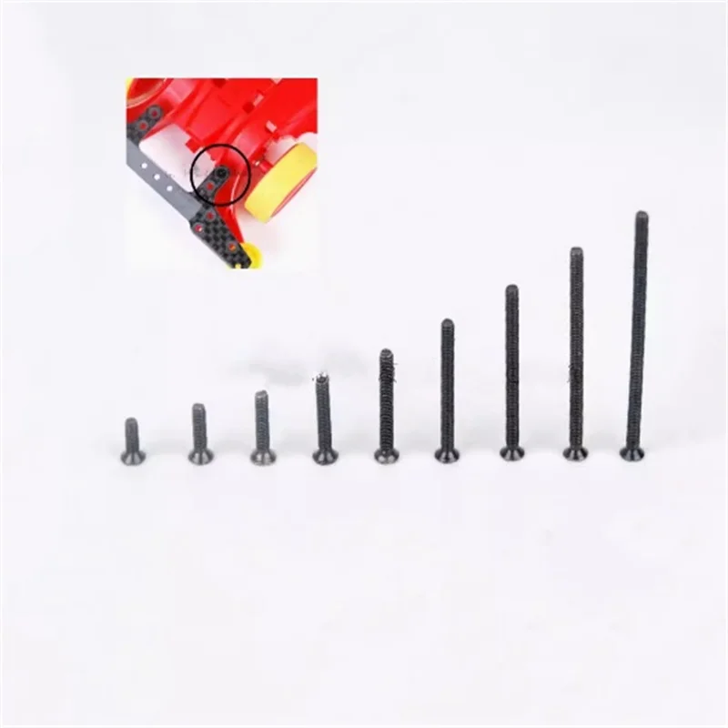 4WD accessories carburized black flat head screws of various lengths 10 installed