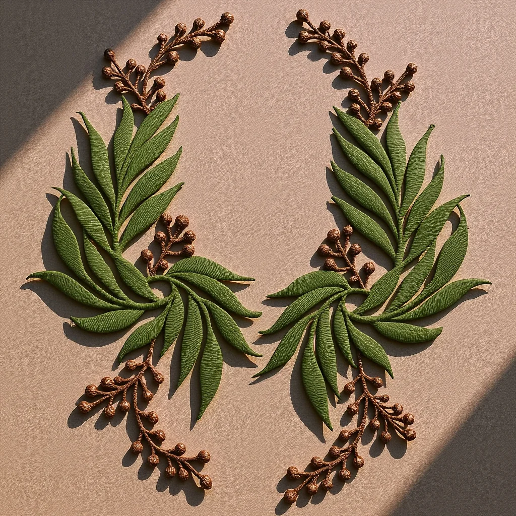 

2pcs Leaves Patches Iron On Applique Embroidery For Clothes Repairing Decorating Diy Garment Leaf Shape Sewing Patch Craft