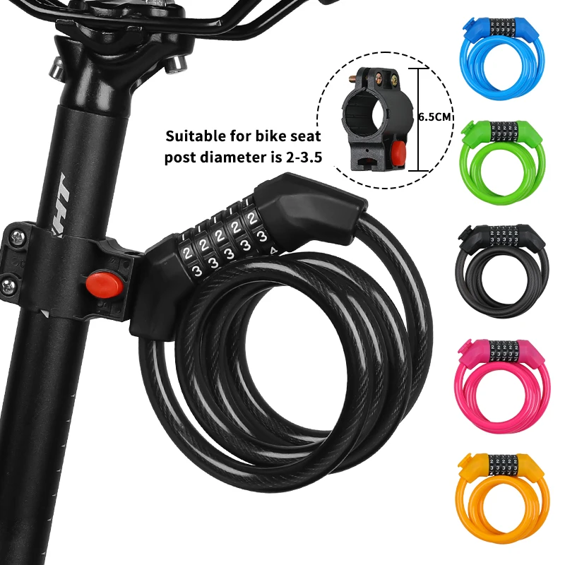 

Bicycle Cable Lock MTB Road Bike Anti-theft Safety Password Bicycle Locks for Scooter Motorcycle Bicycle Accessories Bike Lock