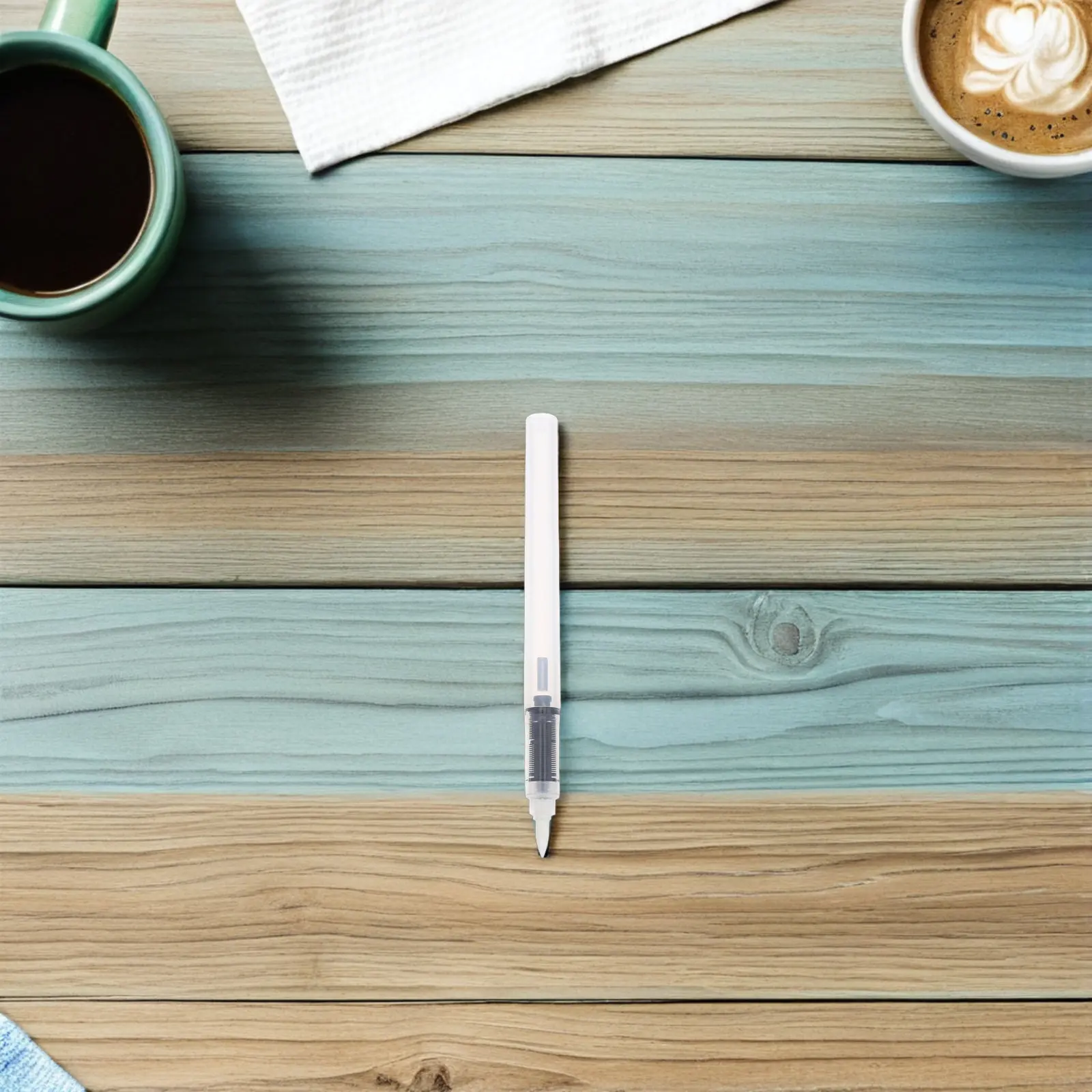 

Набор из 4 многоразовых маркеров-ручек с прозрачным корпусом для рисования на бумаге и камнях