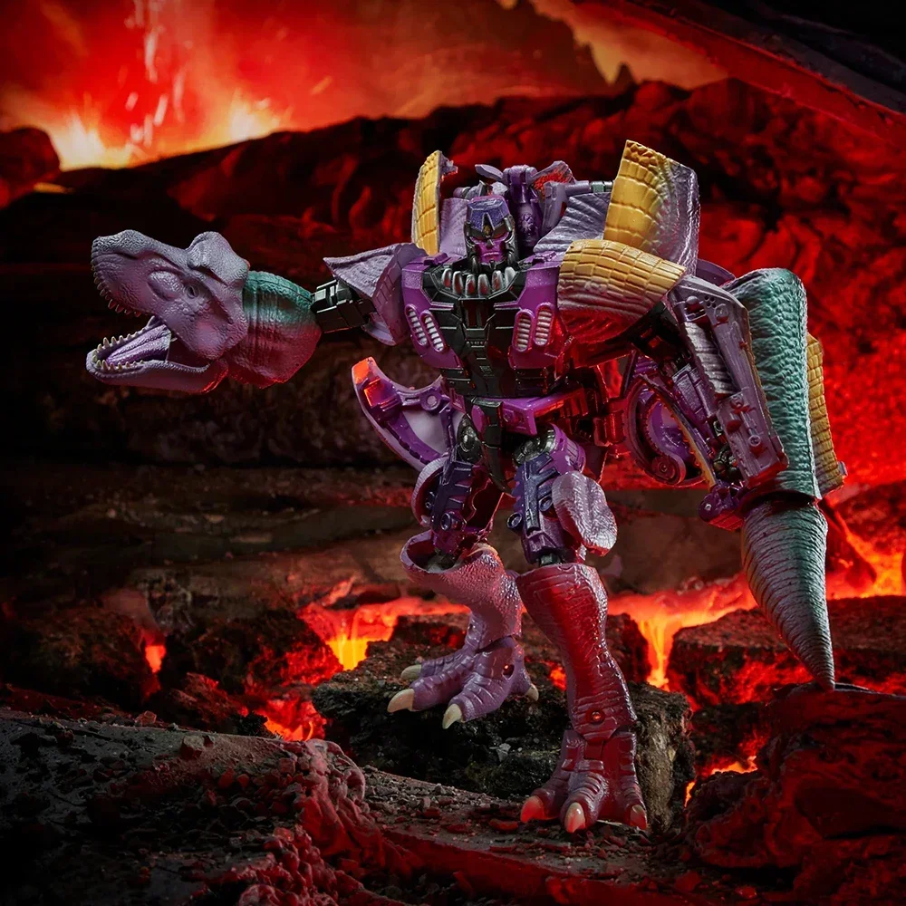 In Stock HASBRO Transformers Generations War for Cybertron: Kingdom Leader WFC-K10 Megatron (Beast) Action Figure Model Toys