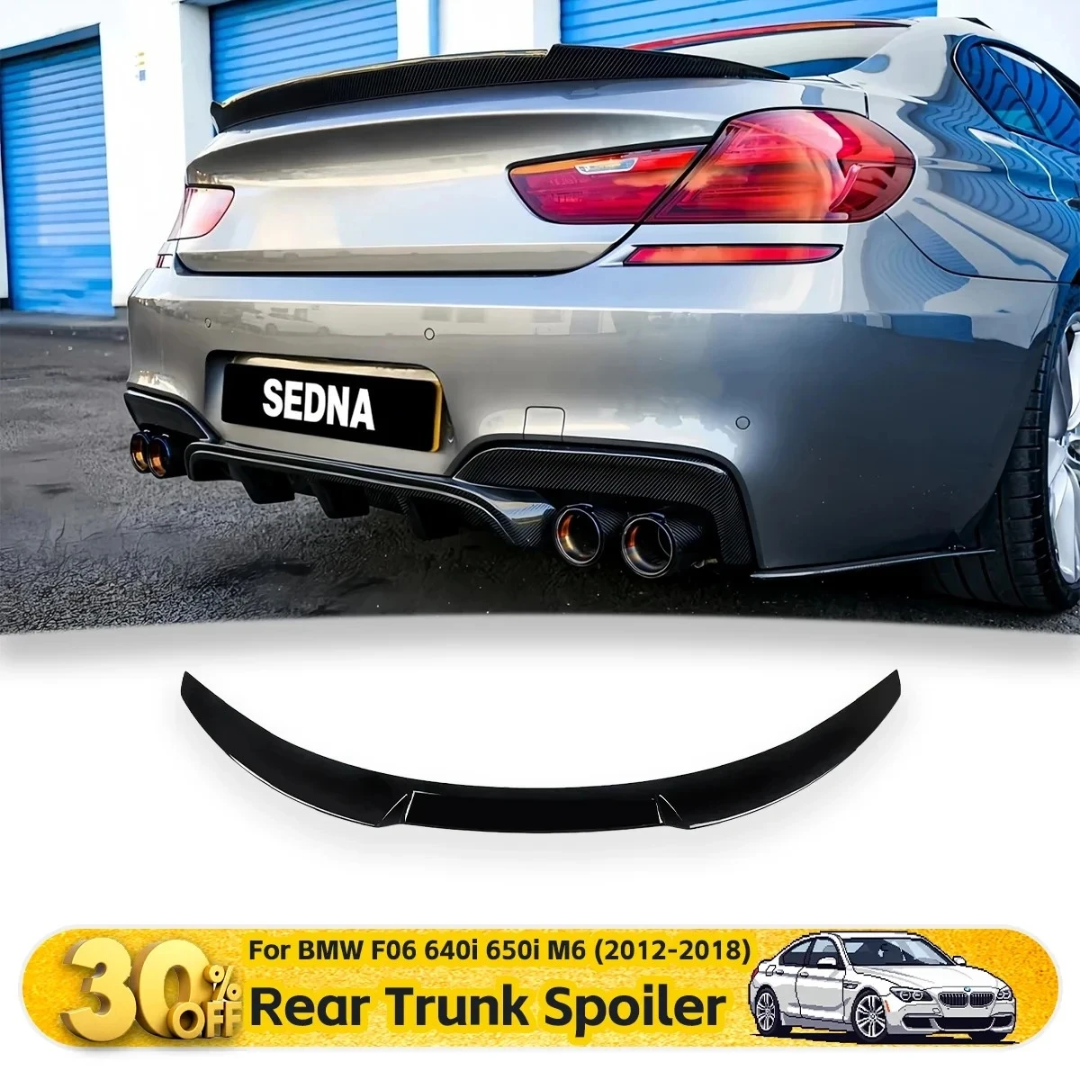 

Задний спойлер, крыло багажника, губа для BMW 6 серии F06 F12 F13 640i 650i 640d 2011-2018, комплекты кузова для внешней тюнинга автомобиля, аксессуары