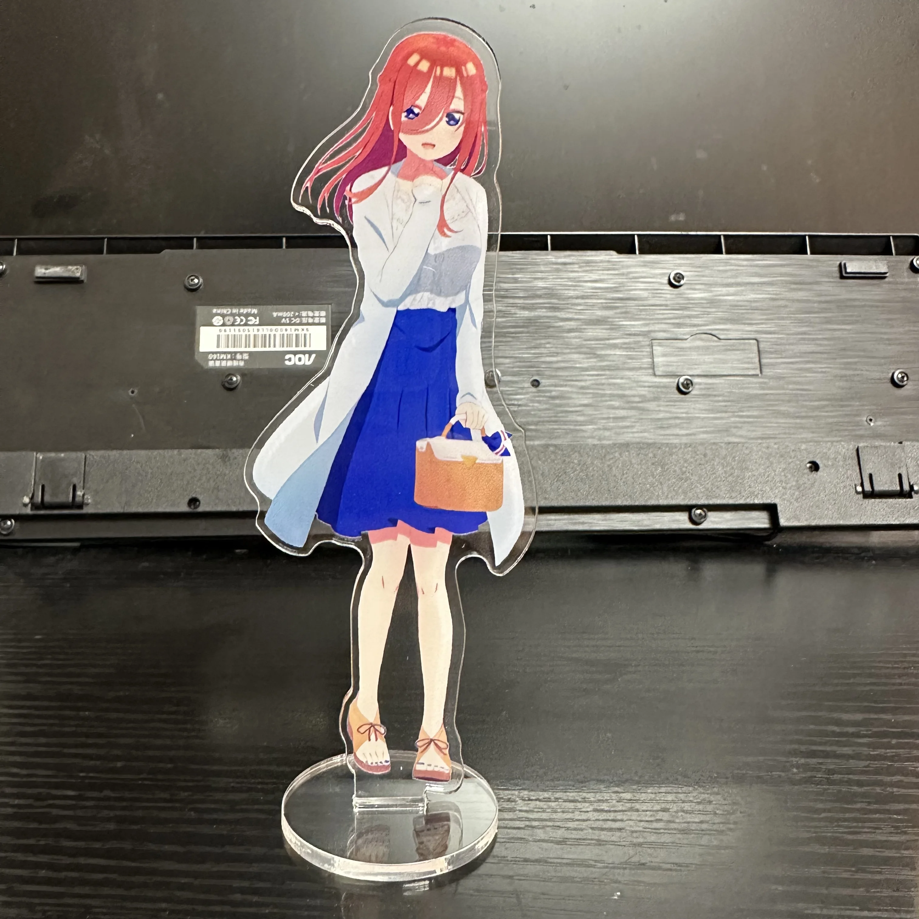 Hot Anime The Quintessential Quintuplets Figures Nakano Miku Nakano Itsuki Cosplay Acrylic Stand Model Fans Christmas Gifts