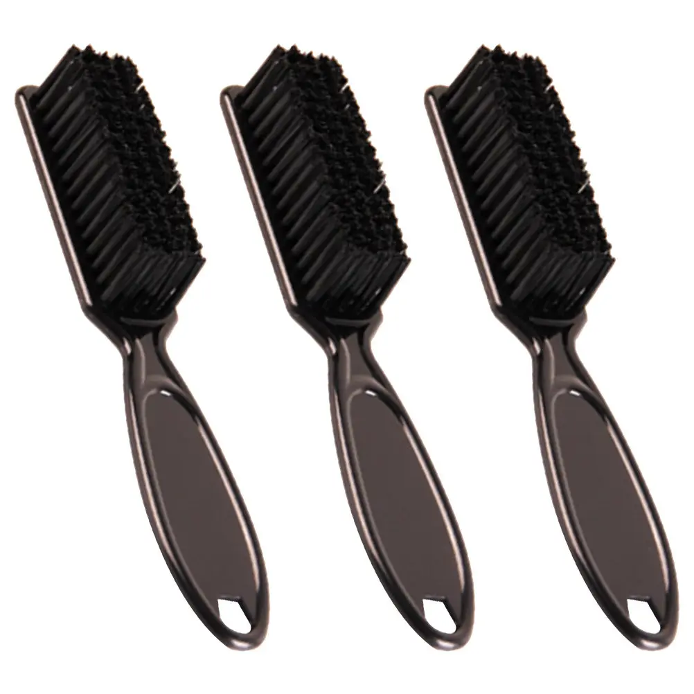 3Pcs Beard Brush Premium Material Comfortable Handle Small Portable Beard Cleaning Styling Brush Men Grooming Gift