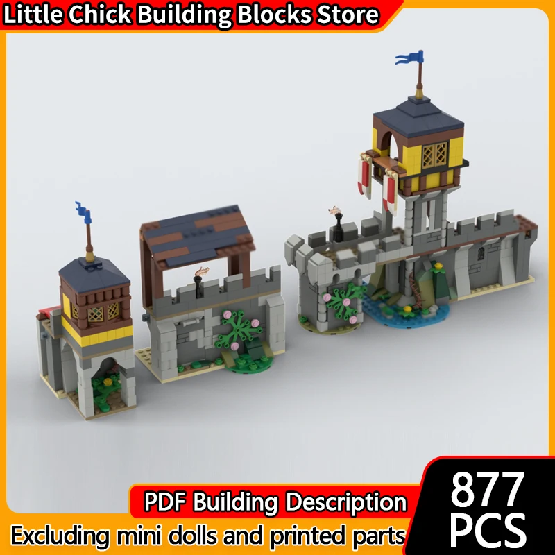 Medieval Castle Model MOC Building Bricks Expansion Pack For The Castle Modular Technology Children Holiday Gifts Assemble Toys