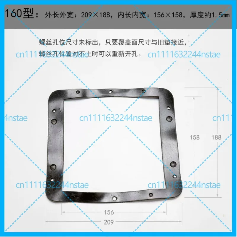 Range hood accessories air outlet back‑draft damper smoke exhaust port base rubber gasket motor leather pad sealing washer