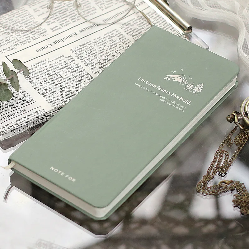 Kawai Self Filled Weekly Diary Notebook Silent Literary Forest Style Fresh Retro Slim Weekly Plan Book Office School Supplies - view 2