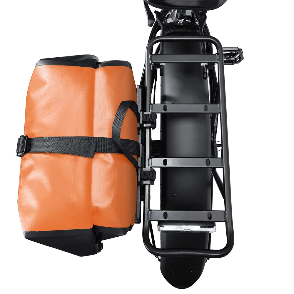 NEWBOLER Fahrradtasche, 27 l, großes Fassungsvermögen, wasserdicht, Reise-Fahrradtasche, Fahrrad-Rücksitz, Kofferraumtasche, elektrisches Fahrradzubehör – Detail 12