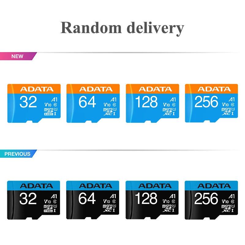 ADATA TF (MicroSD) การ์ดหน่วยความจํา AUSDX UICL10A1 ความเร็วสูงรุ่น A1C10 V10 micro sd card100MB/S การตรวจสอบ Tachograph การ์ด