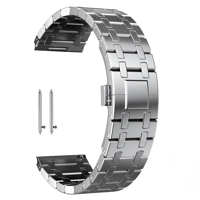 Stainless Steel Wristband for Apple Watch Ultra 49mm 44mm 45mm Metal Bracelet for Iwatch Band for Seiko 22mm Strap for Huawei