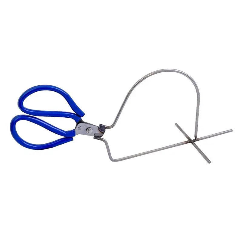 A98E-Premium Metal Triangle Glaze Pliers For Pottery And Ceramics, Ideal For Clay Dipping And Glazing