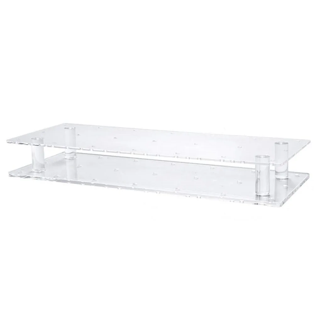 

1Pcs Lollipop Display Rack Acrylic Transparent Double Layer 21-Hole Candy Storage Stand Party Wedding Dessert Holder
