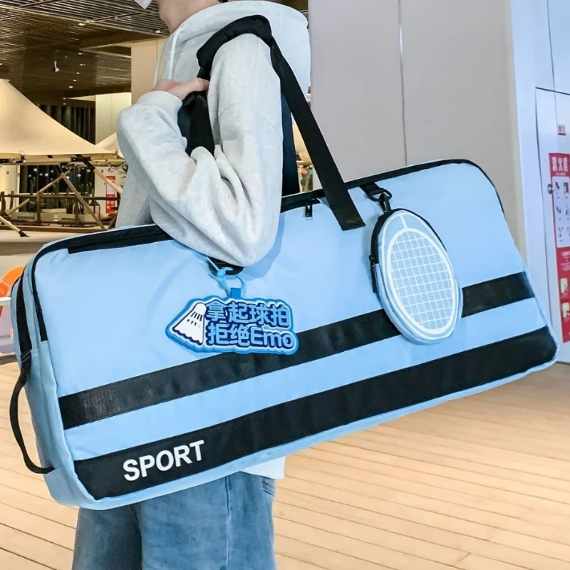 

Professional Badminton Bag Large Capacity Badminton Racket Bag Multifunctional Rackets Bags Portable Shuttlecock Accessories