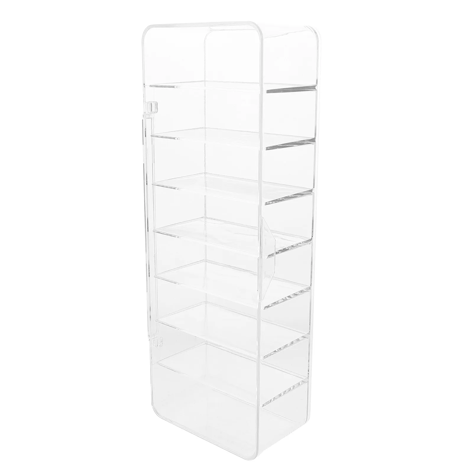 Car Display Case 1:64 Scale Clear Plastic Storage Box 8 Grids Transparent Organizer for Collectors Vehicle Display Storage