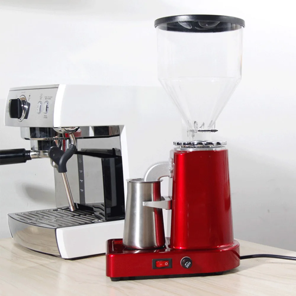 ステンレス鋼電気グラインダー,家庭用エスプレッソ豆グラインダー