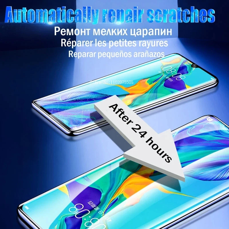 3 Piezas Películas de Cerámica Suave de Alta Definición para Huawei nova Y70 P30 P50 P40 P20 Mate 30 20 10 40 Pro Plus Lite Película de Hidrogel 5