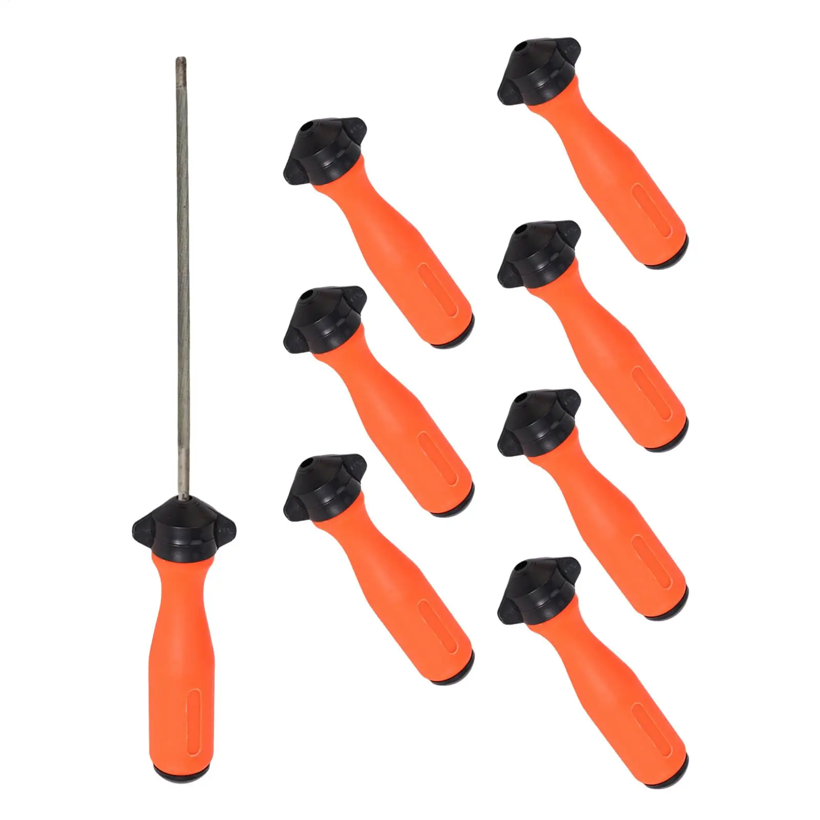 

Chain Saw File Handle 8 Pieces Precise Ergonomic Reusable 4mm-5mm Files Cutting Round Handles For Adults Professionals