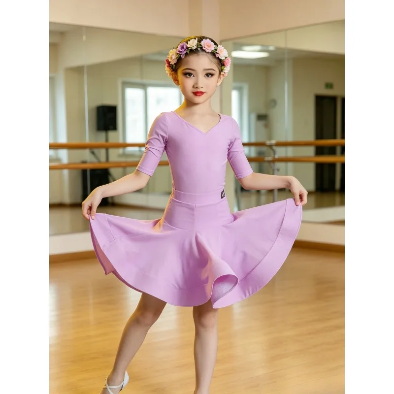 Latin Dance Competition Costume European Standard Regulation Wear Tournament Contest Training Salsa Tango Ballroom Stage Suit