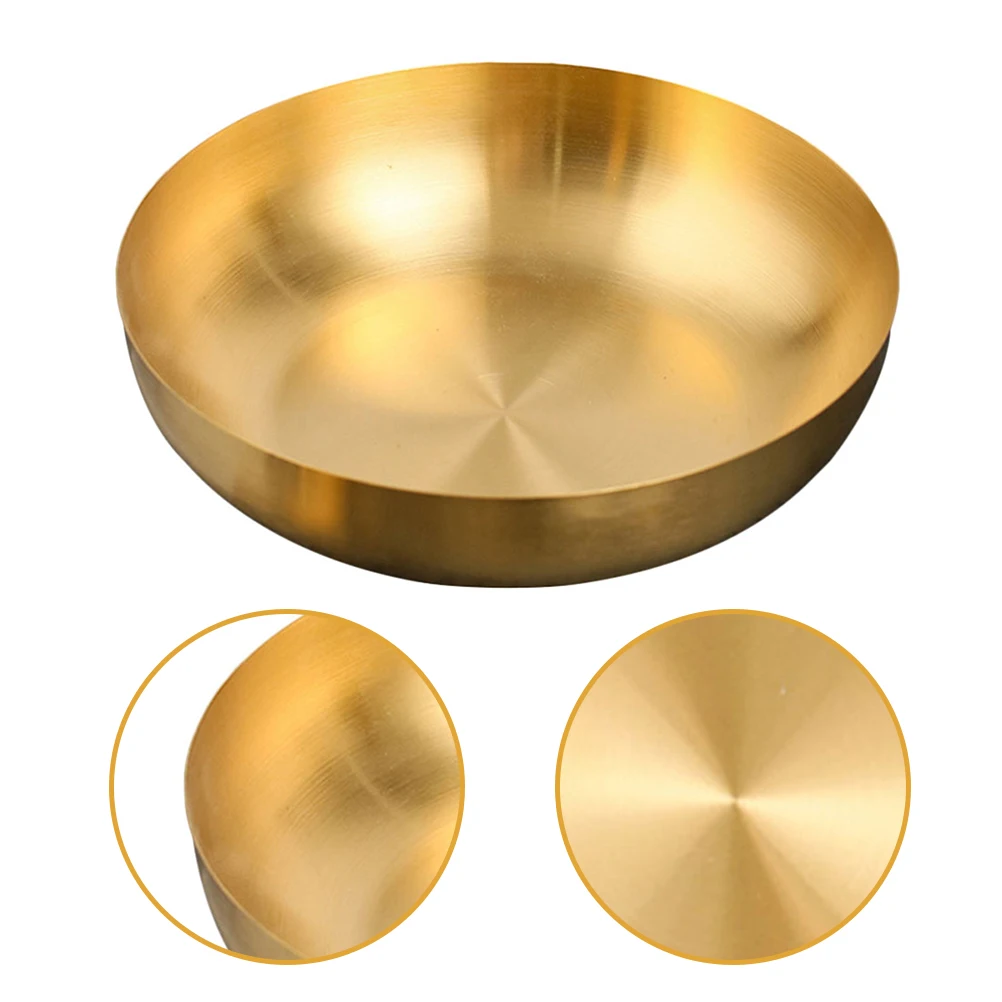 

Stainless Steel Ramen Bowl Large Capacity Fruit Salad Serving Bowl for Home Kitchen Multi-Function Food Use Home Accessory