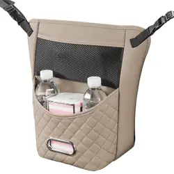 Autostoel Organizer Multi-Pocket Voorstoel Opslag Draagbare Opgehangen PU Lederen Auto Opbergtas Voor Auto's Vrachtwagens SUV's