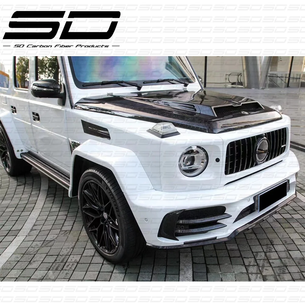 M Style Dry Forged Carbon Fiber  Full Set Body Kit For G Class G64 W464