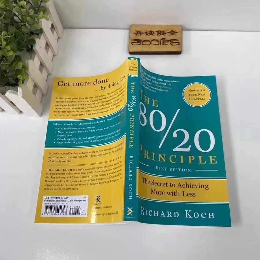 The 80/20 Principle By Richard Koch The Secret to Achieving More with Less Novel Paperback In English