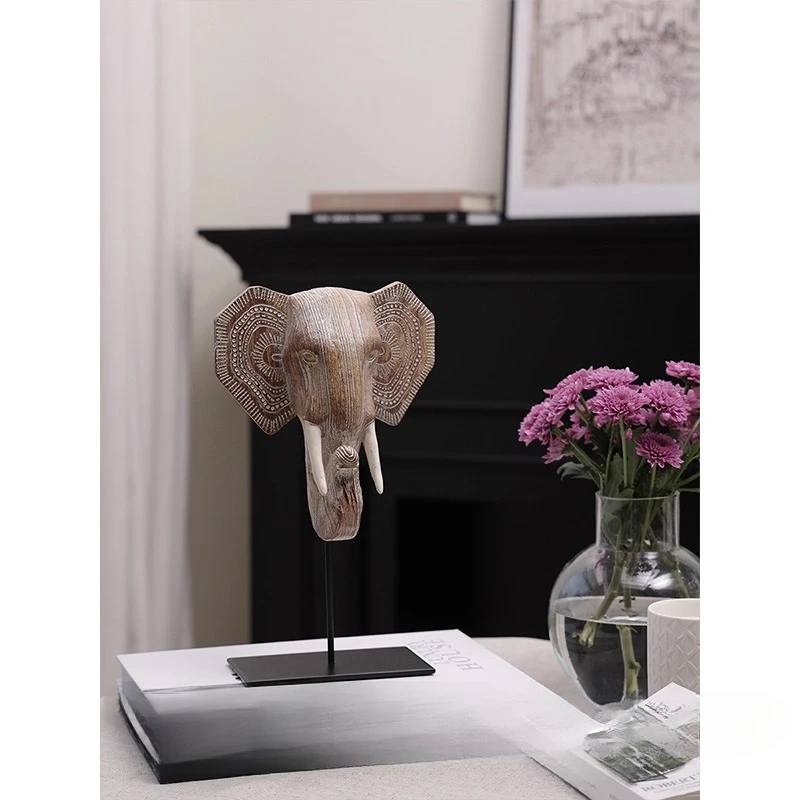 

Desktop porch study bedroom elephant artwork decoration