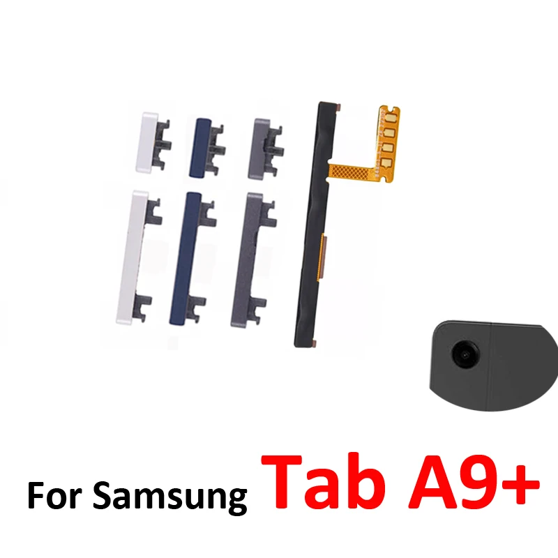For Samsung Galaxy Tab A9+ X210 X215 X216 Tablet Phone New Power Volume Button On Off Up Down Key Internal Flex Cable Parts