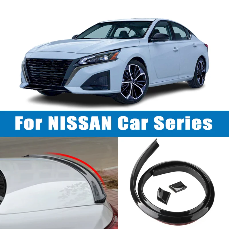 

1.5M Car-Styling 5D Carbon Fiber Spoilers Styling DIY Refit Spoiler For Nissan Altima Sentra Rogue Pathfinder Versa Maxima 370Z