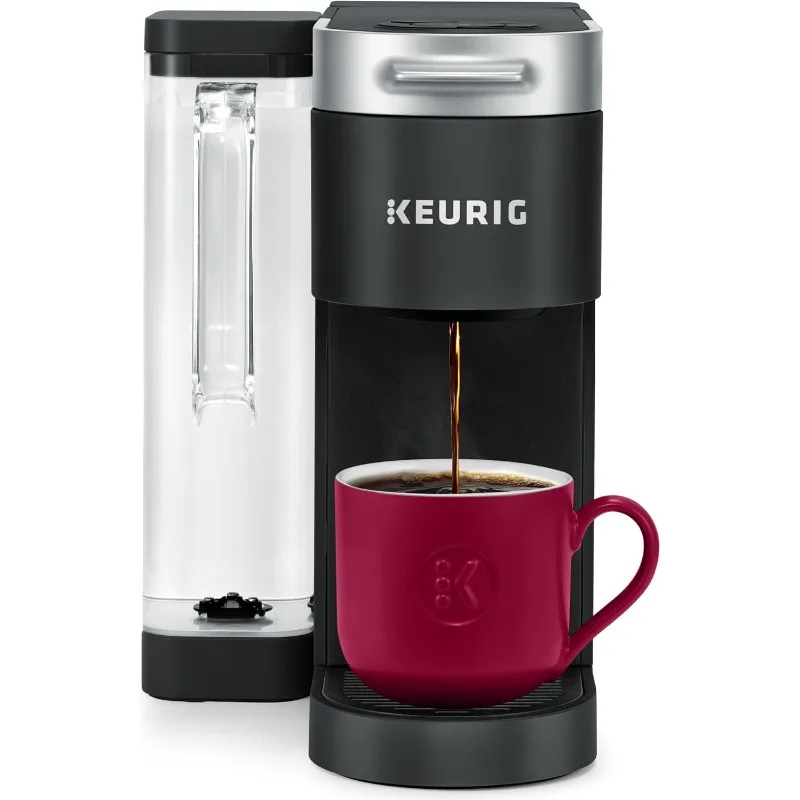 

Single Serve K-Cup Pod Coffee Maker, MultiStream Technology, 4 Brew Sizes, 66 oz Dual Position Removable Water Tank, Black