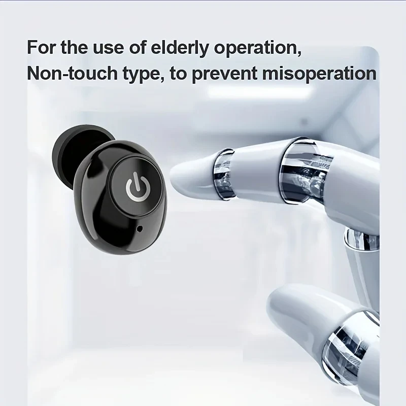 New Wireless Invisible Assisted Listening Sound Amplifier In-ear Noise Reduction Magnetic Charging Case Hearing Aid For Elderly