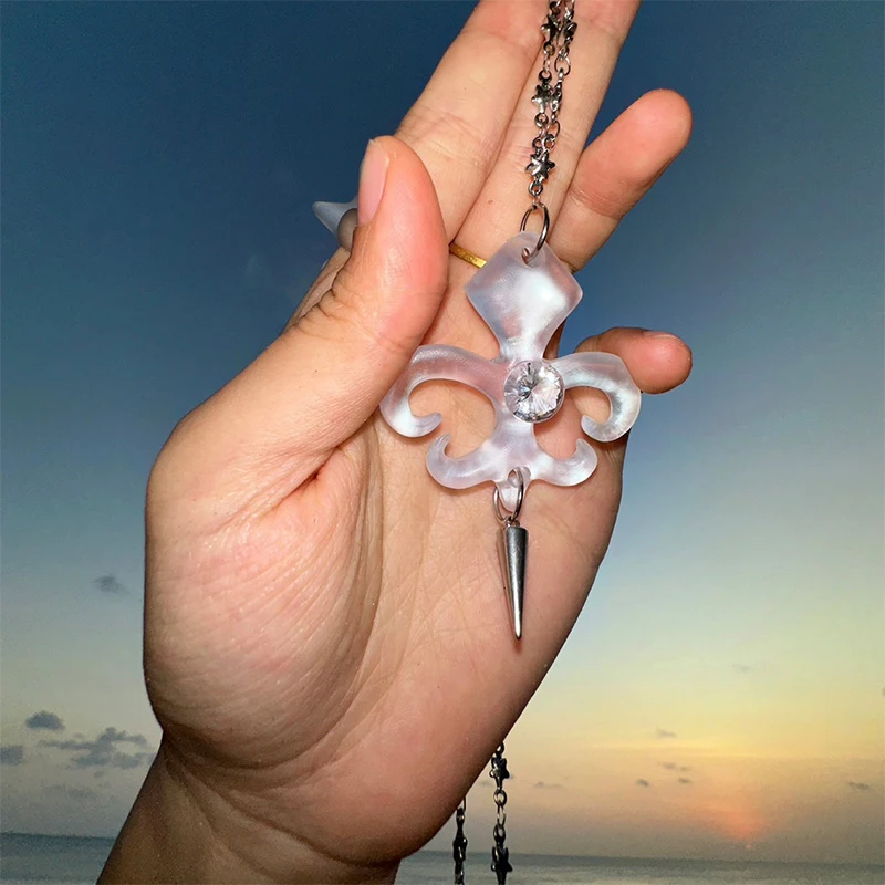 

Star Necklace New Gothic Style For Women Men's Jewelry Accessories Party Gift