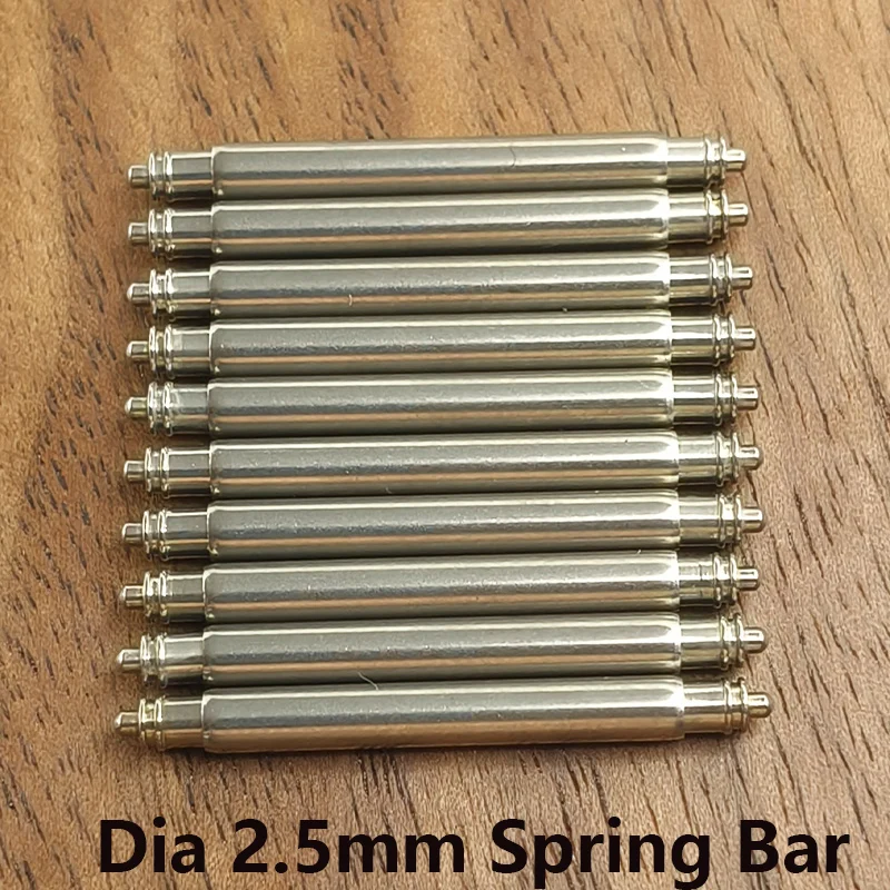 Dia 2.5mm Strap Spring Bars 20mm 22mm Band Link Pins Tip 1.0mm Fits for Street Series SKX007 SKX009 Men's Dive Watch