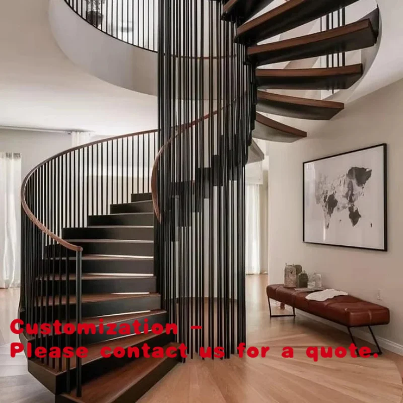 custom.DB Elegant Staircases with Wooden Treads Contemporary Interiors
