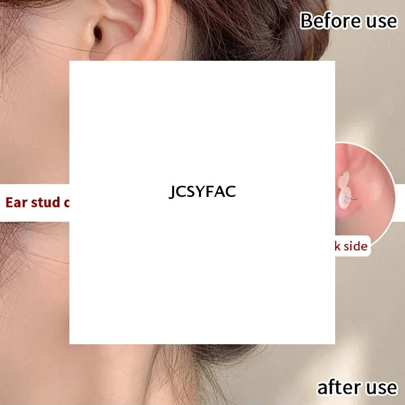 

10PCS Ear Back Fashion High Quality Stoppers Silicone Ear Plug Blocked Caps Supportive Earring Lifters For Heavy Earrings