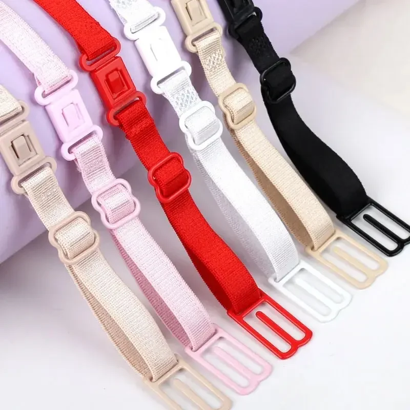 6 Pieces Bra Strap Clips Elastic Adjustable Non-Slip Strap Holder Conceal Straps - Conceal Straps - Cleavage Control image 4