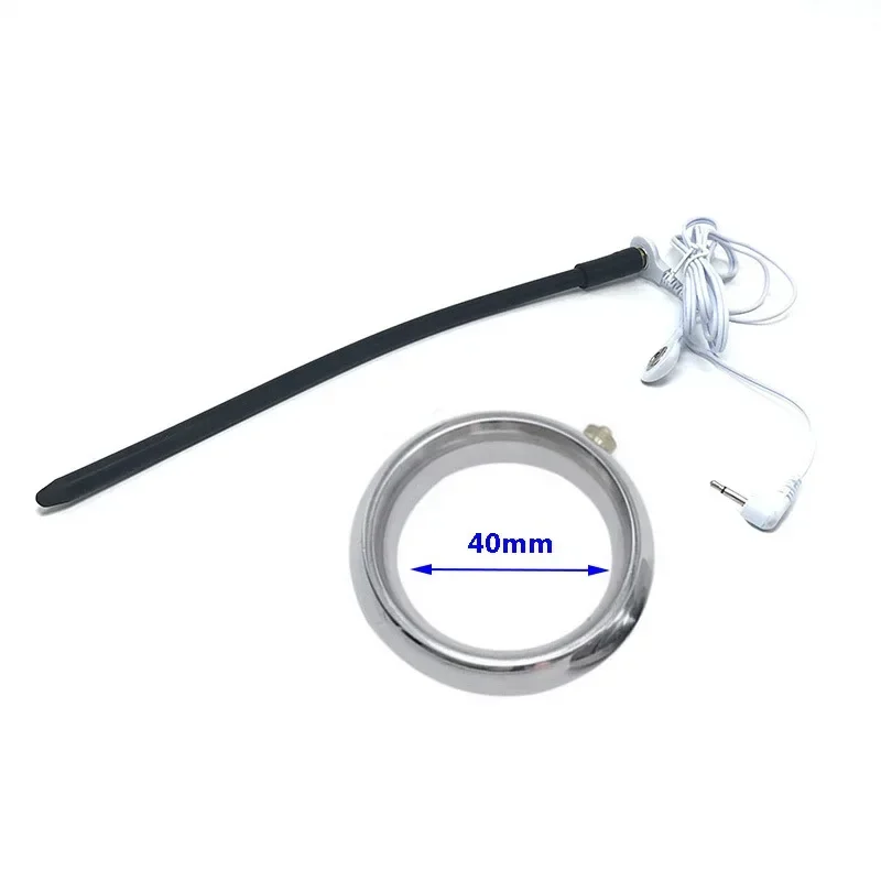 Electrical Conductive Accessories Sex Toys For Men Masturbation Sex Products Penis Ring Stimulate  Electro Shock Massag