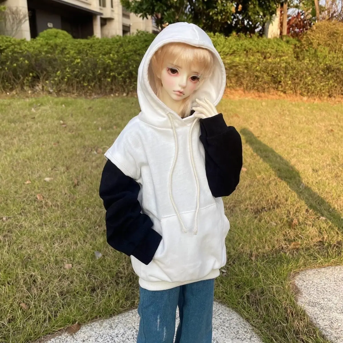 1/4 1/3 Doll's Clothes for 45/60/62/65/68/70/73/75cm Bjd Doll Sports Sleeveless Hoodie,T-shirt Handsome Toys Doll Accessories