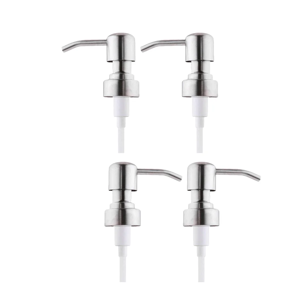 4 Pcs Hand Dispenser Sink Soap Assembly Lotion Replacemet Bottle Head Bathroom Accessories Press