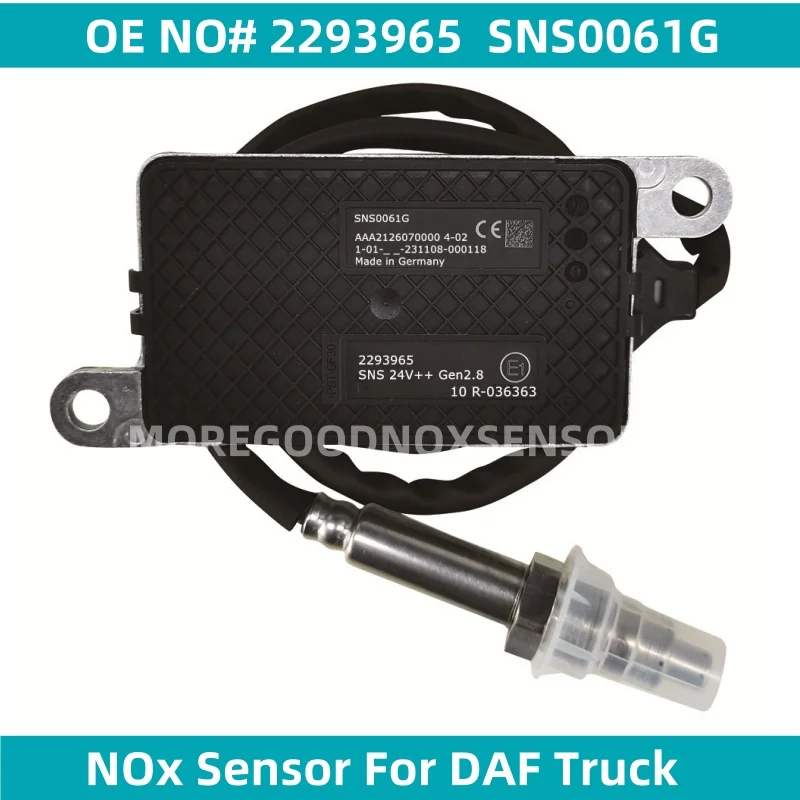 

2293965 SNS0061G Original NEW Nitrogen Oxygen NOx Sensor For DAF Cf Xf 13 Truck Euro 6