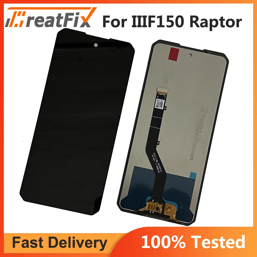 

Original Tested For iiif150 Raptor L CD Display Screen Digitizer Assembly Replacement For IIIF150 iiif150 Raptor LCD Sensor