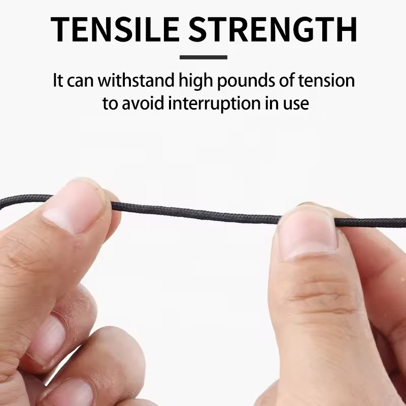 D Loop Rope Archery Bow String Release Nock Durable Nylon 18M Nocking Loop Buckle Serving Thread for Compound Bow Release Arrow