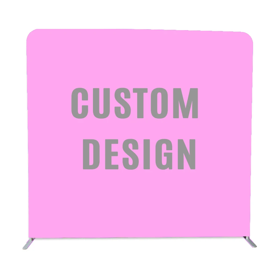 

Custom Design and Size Portable Photo Booth Photography Backdrop Wall Display, Tradeshow / Exhibition Advertising Banner Stands