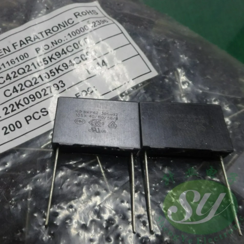 10pcs/lot Fara MKP62 1.0uf 305vAC 1u0 1uf 105 K Brand New 22mm Film Capacitor C42Q2105K94C000