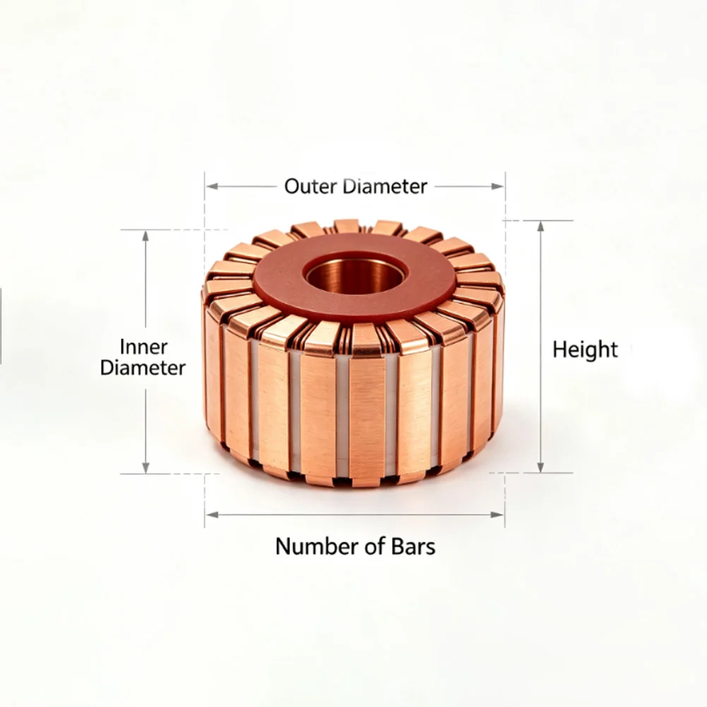 Electric Motor Commutator for Angle Grinder Motor Replacement with 40 x 17 x 26mm Dimensions and 20 Gear Teeth