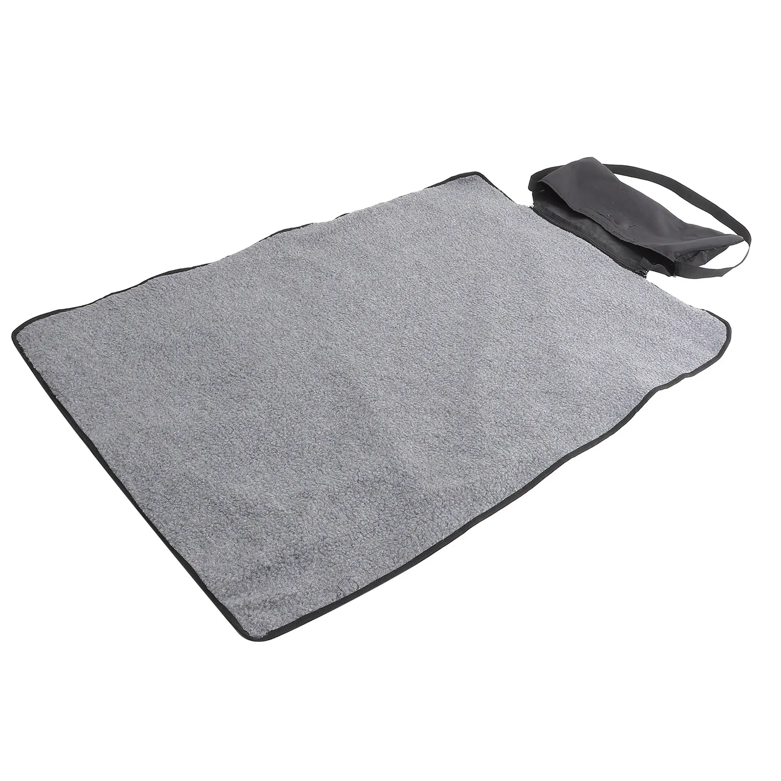 

Foldable Portable Pet Blanket for Dogs Cats Waterproof Oxford Fabric Warm Lamb Wool Fleece Travel Mat Outdoor Indoor Use